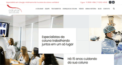 Desktop Screenshot of colunar.com.br