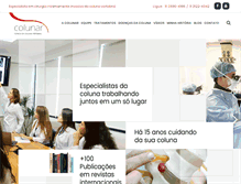 Tablet Screenshot of colunar.com.br